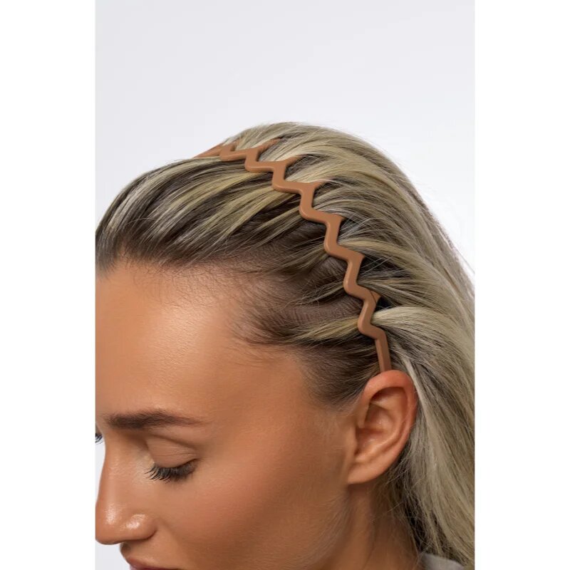 Brushworks Zig Zag Headbands bentiță pentru păr 3 buc