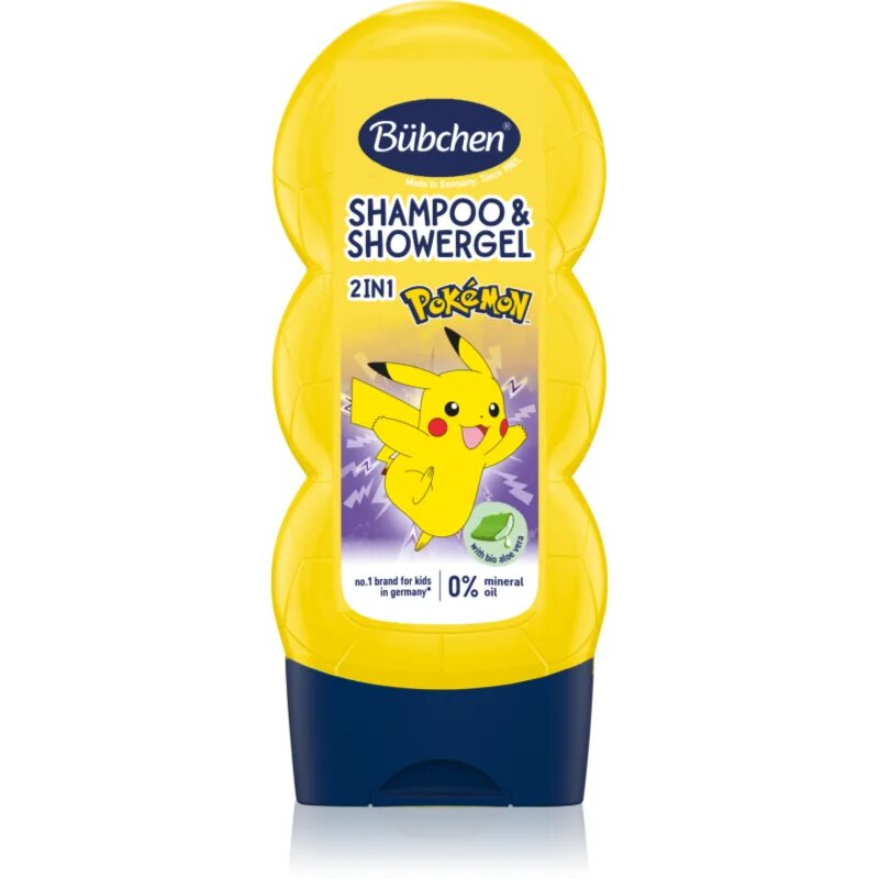 Bübchen Shampoo & Shower Gel Pokémon Gel de dus si sampon pentru copii 230 ml