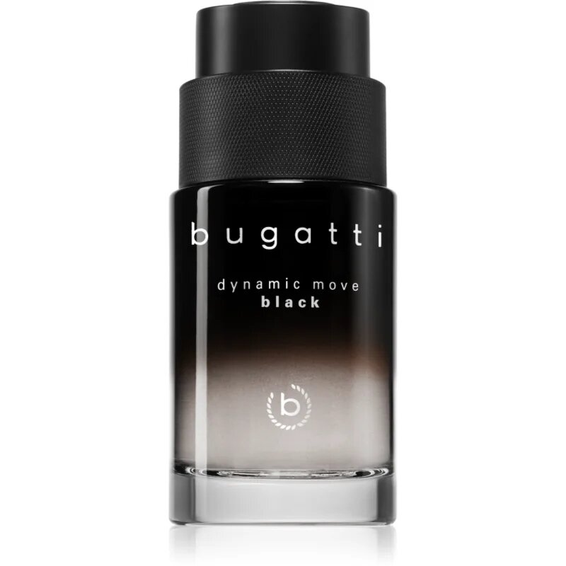 Bugatti Dynamic Move Black Eau de Toilette pentru bărbați 100 ml