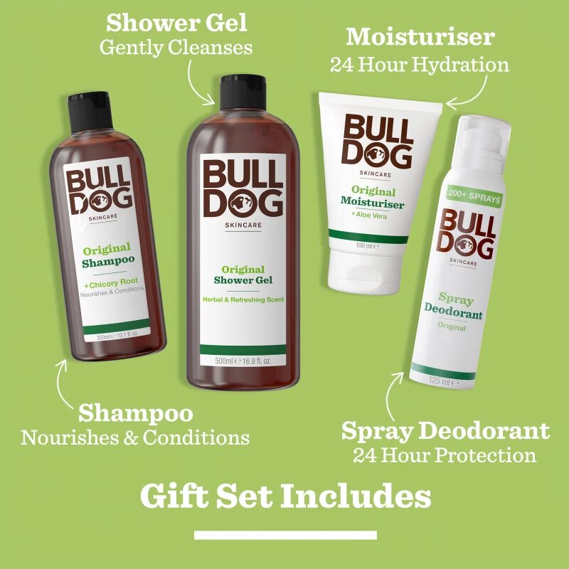 Bulldog Original Morning Routine set cadou pentru barbati
