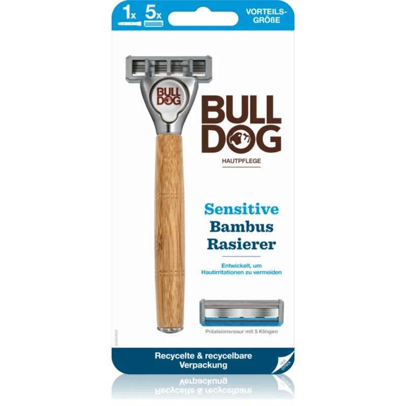 Bulldog Sensitive Bamboo aparat de ras + rezervă 1 buc