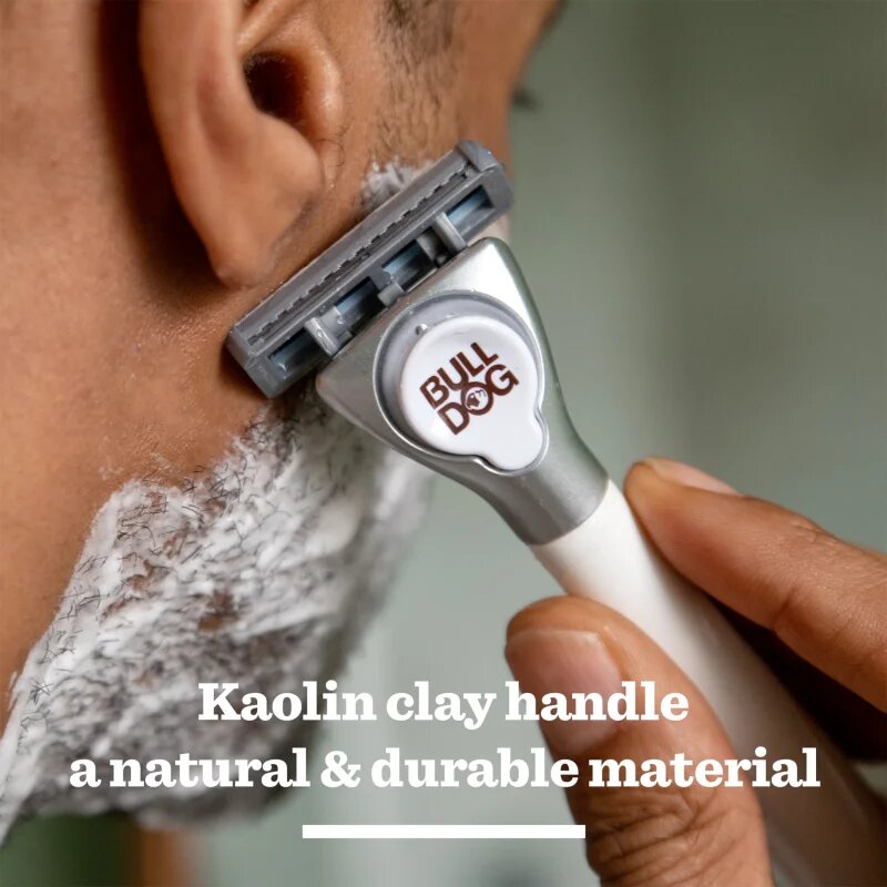 Bulldog Sensitive Ceramic Razor Aparat de ras + rezervă lame 9 bucati
