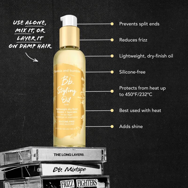 Bumble and Bumble Bb. Styling Oil ulei pentru par pentru un styling neted si plin de volum 25 ml