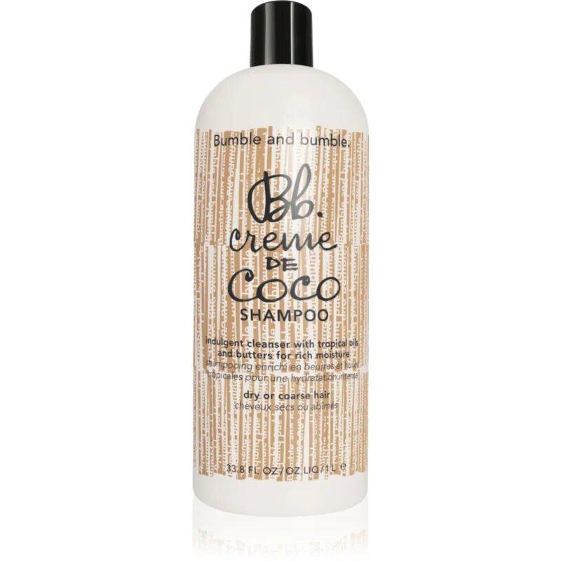 Bumble and Bumble Creme De Coco Shampoo sampon hidratant cu fir gros aspru și uscat 1000 ml