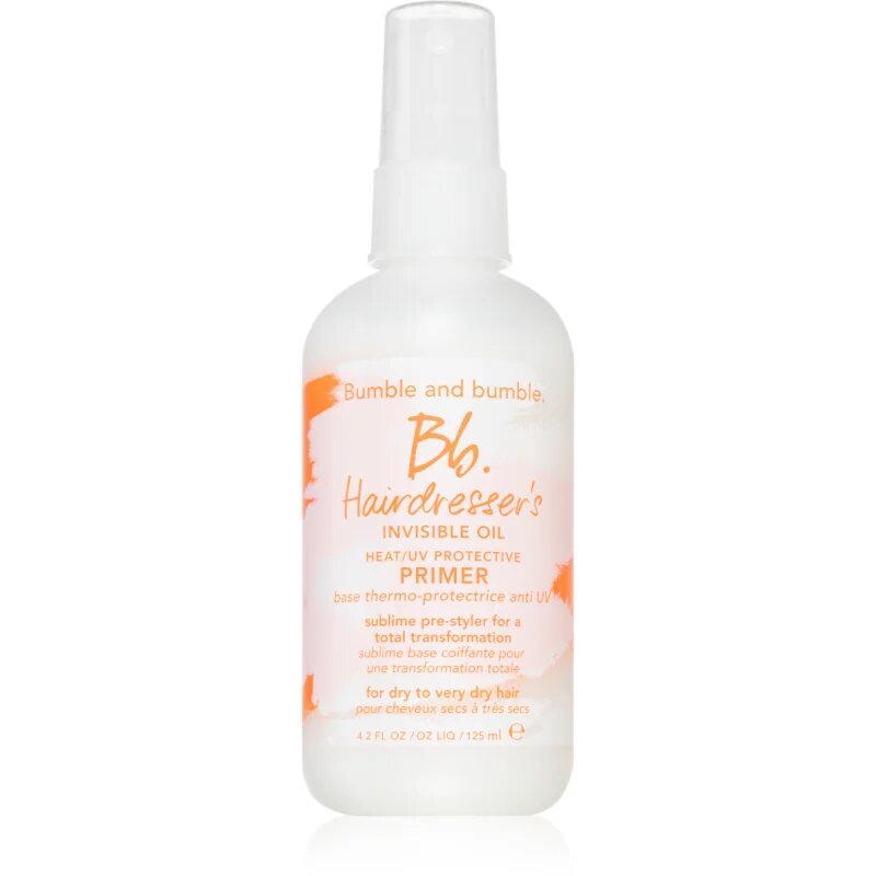 Bumble and Bumble Hairdresser's Invisible Oil Heat/UV Protective Primer primer spay pentru machiaj pentru un aspect perfect al parului 125 ml