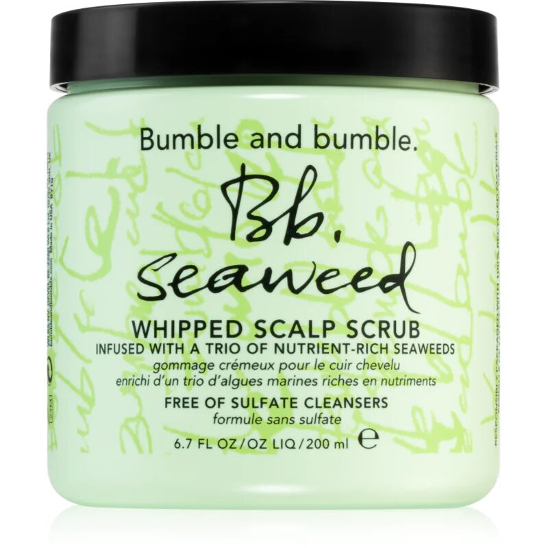 Bumble and Bumble Seaweed Whipped Scalp Scrub Exfoliant pentru scalp cu extracte de alge marine 200 ml