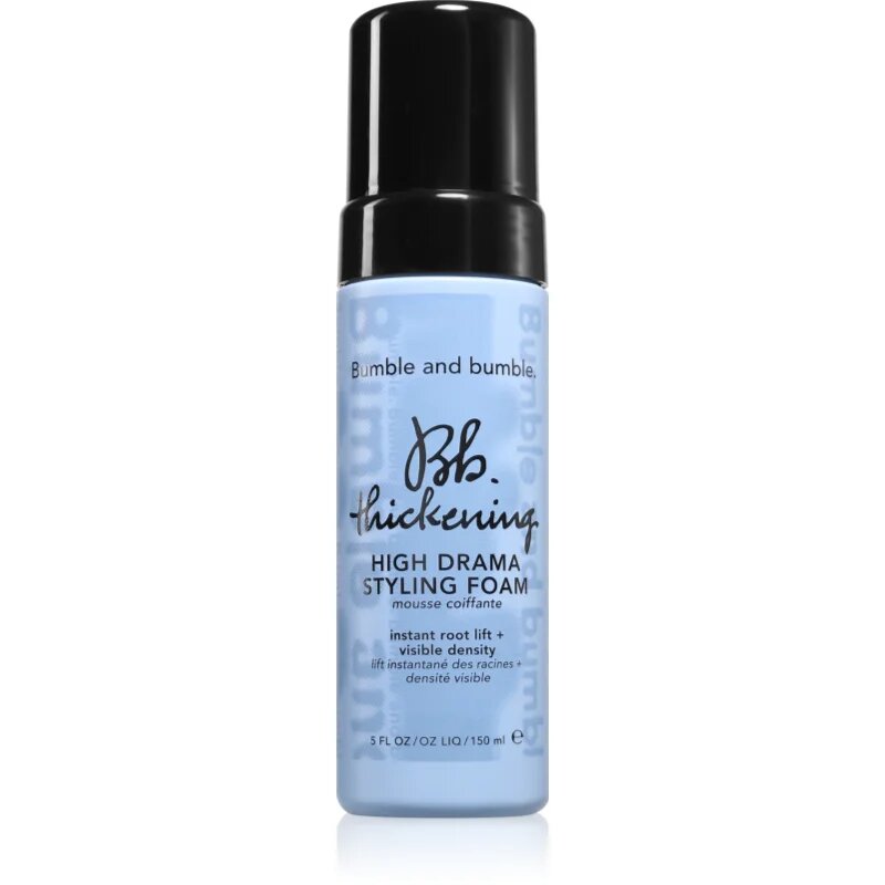 Bumble and Bumble Thickening High Drama Styling Foam spumă de coafat pentru definirea și forma coafurii 150 ml