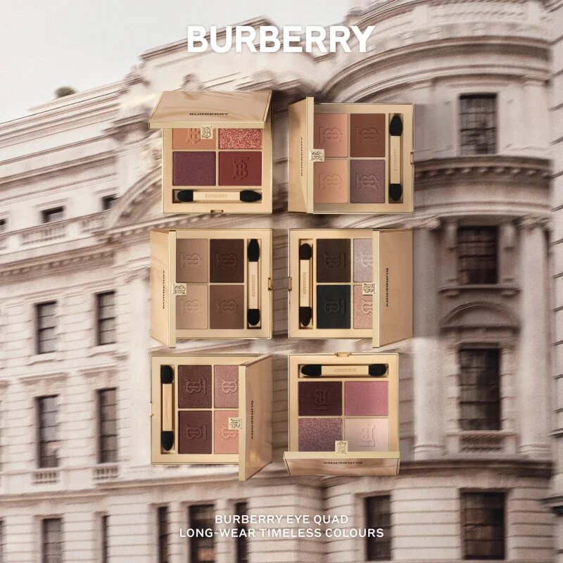 Burberry Eyequads Palette paletă cu farduri de ochi culoare Dusty Caramel Eye 02 4.7 g