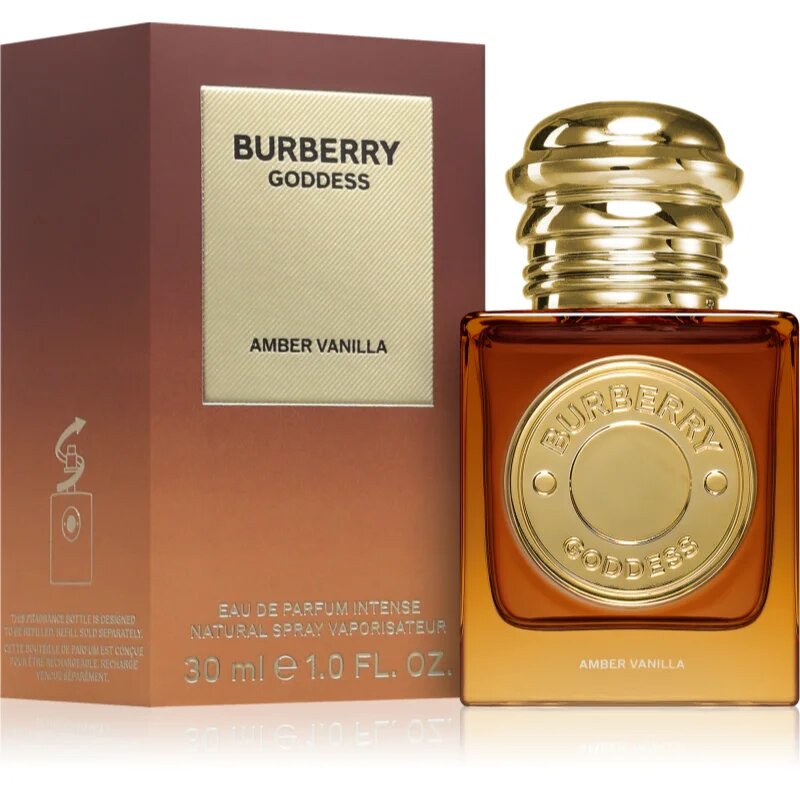 Burberry Goddess Amber Vanilla apă parfumată intense reincarcabil pentru femei 30 ml