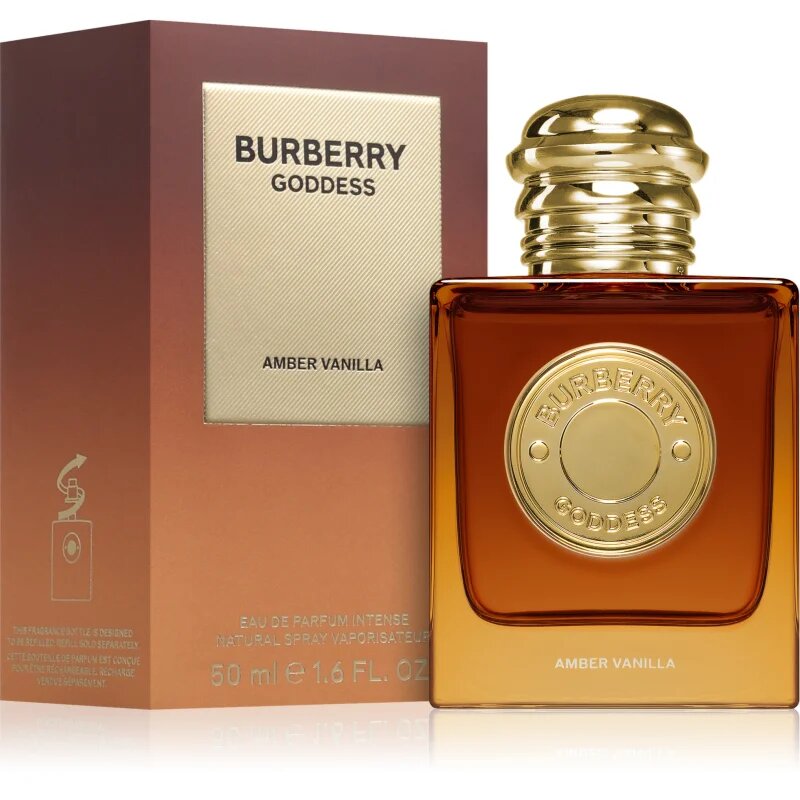 Burberry Goddess Amber Vanilla apă parfumată intense reincarcabil pentru femei 50 ml