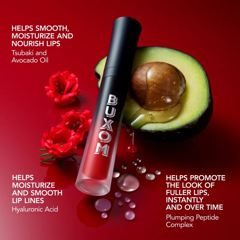 Buxom FULL ON™ PLUMPING LIQUID LIPSTICK MATTE ruj de buze lichid cu efect matifiant culoare Heart's On Fire 3.5 ml