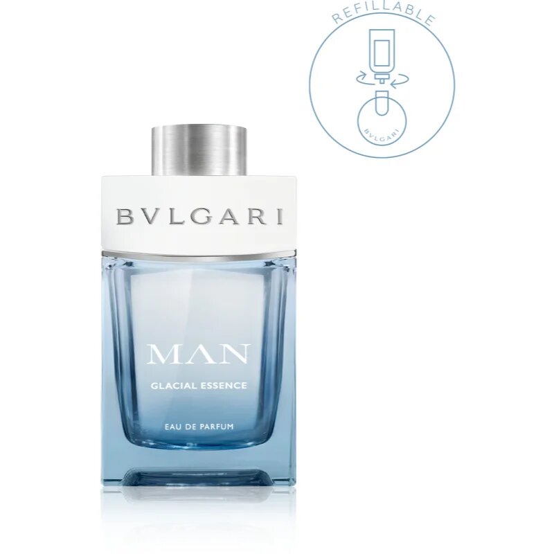 BVLGARI Man Glacial Essence Eau de Parfum reincarcabil pentru bărbați 100 ml