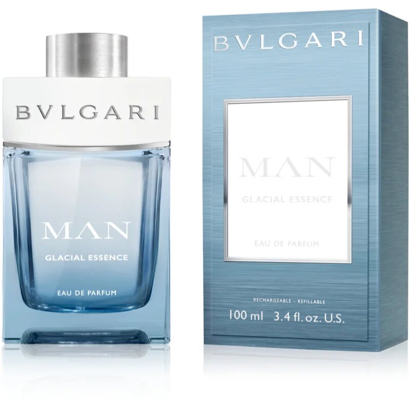 BVLGARI Man Glacial Essence Eau de Parfum reincarcabil pentru bărbați 100 ml