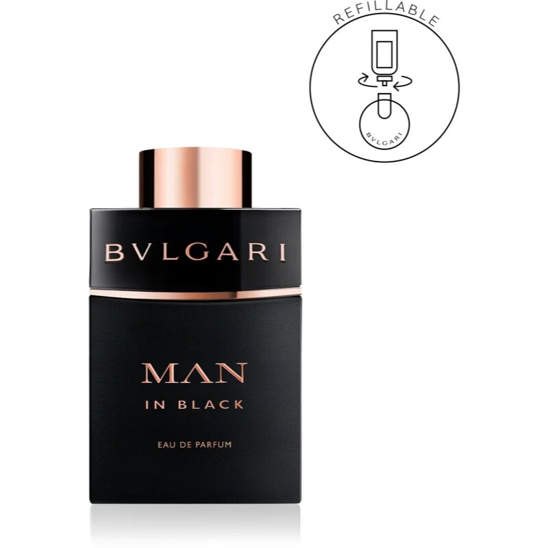 BVLGARI Man In Black Eau de Parfum reincarcabil pentru bărbați 60 ml