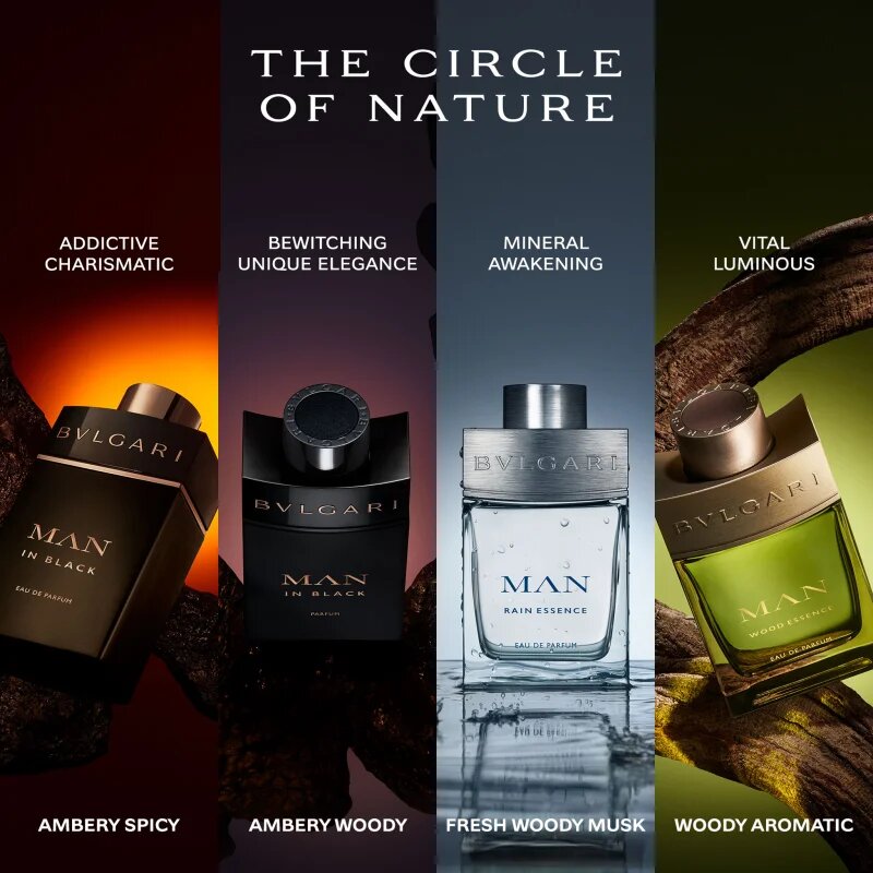 BVLGARI Man Rain Essence set cadou pentru bărbați 1 buc