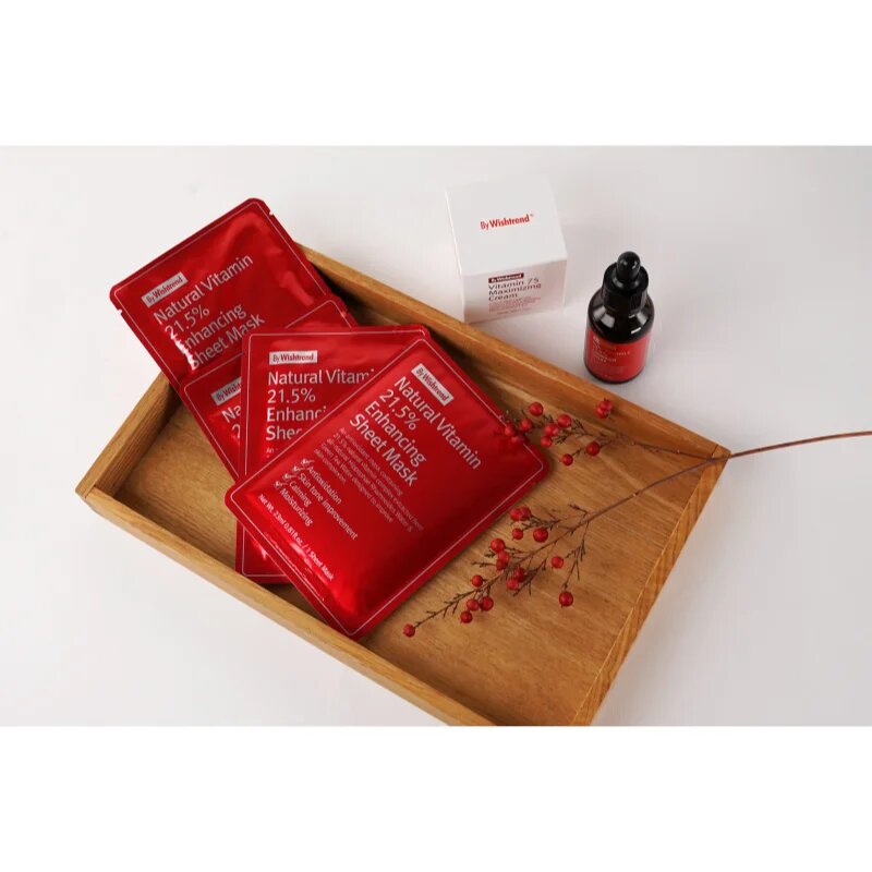 By Wishtrend Natural Vitamin mască textilă fortifiantă 23 ml