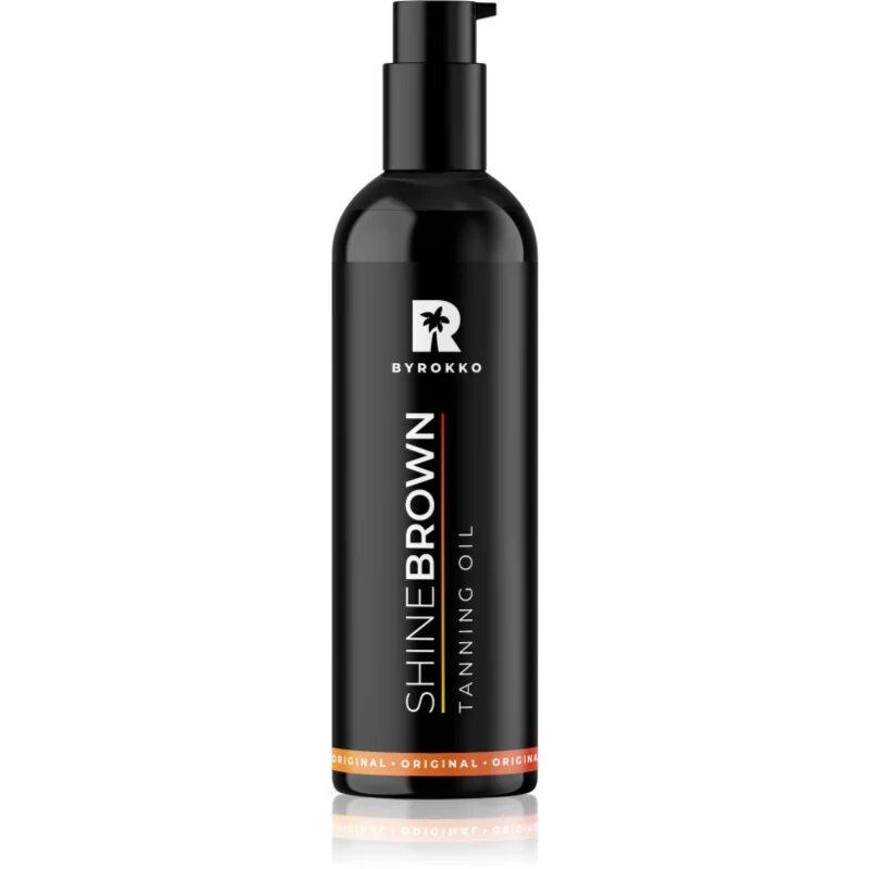 BYROKKO Shine Brown Tan Up! agent pentru accelerarea și prelungirea bronzării 150 ml