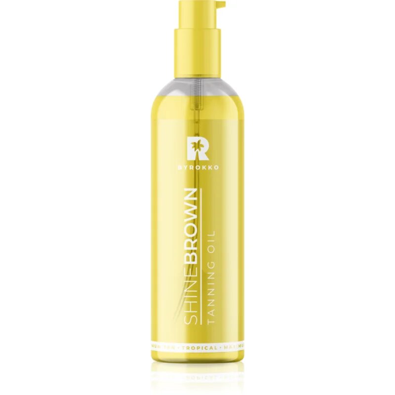 BYROKKO Shine Brown Tanning Oil agent pentru accelerarea și prelungirea bronzării 145 ml