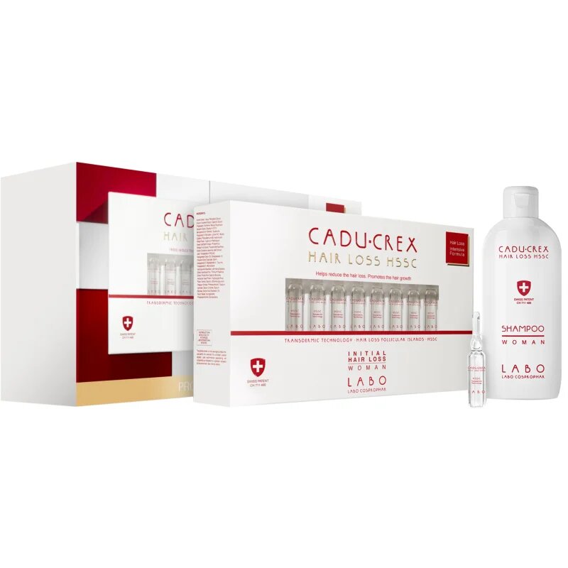 CADU-CREX Hair Loss HSSC Advanced Hair Loss tratament de păr pentru femei împotriva căderii avansate a părului ambalaj economic