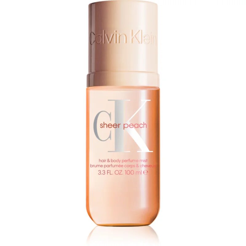 Calvin Klein CK Sheer Peach spray parfumat pentru corp și păr unisex 100 ml