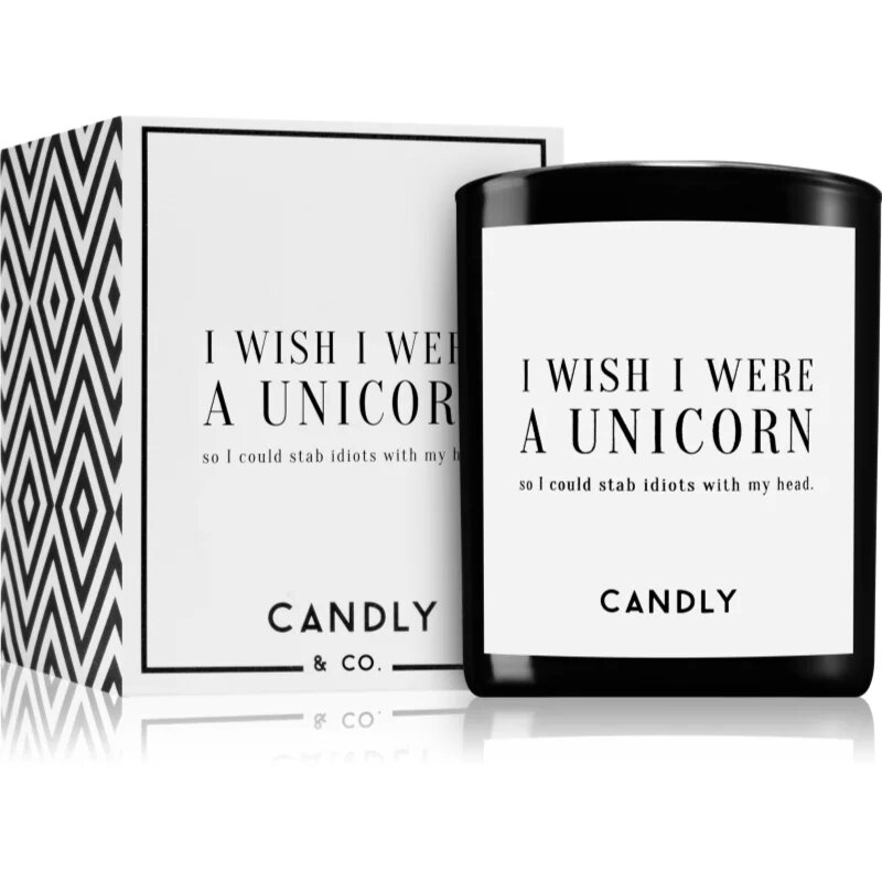 Candly & Co. I wish i were a unicorn lumânare parfumată 250 g