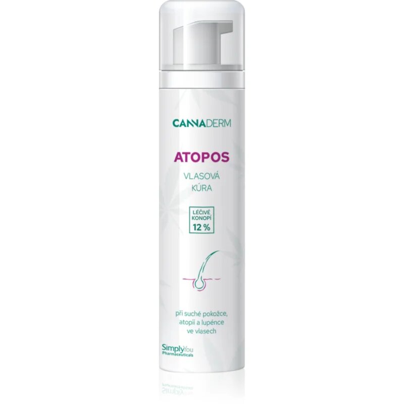 Cannaderm Atopos Sensitive scalp treament tratament intensiv pentru scalp iritat 100 ml