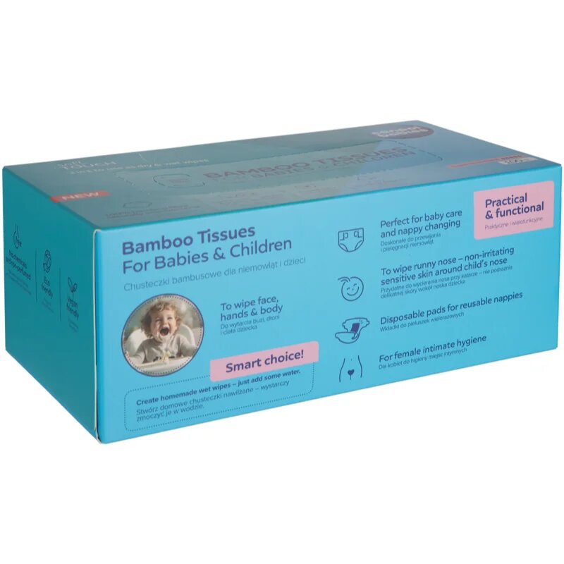Canpol babies Bamboo Tissues Postpartum Pads șervețele din bambus 100 buc