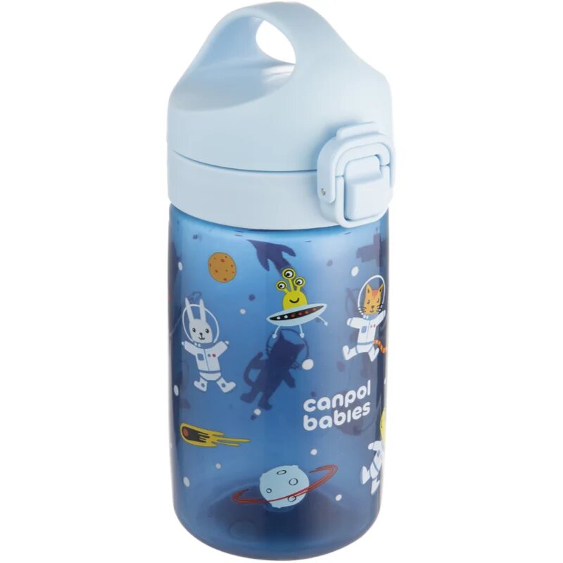 Canpol babies Junior Bottle biberon pentru copii Blue 1 buc