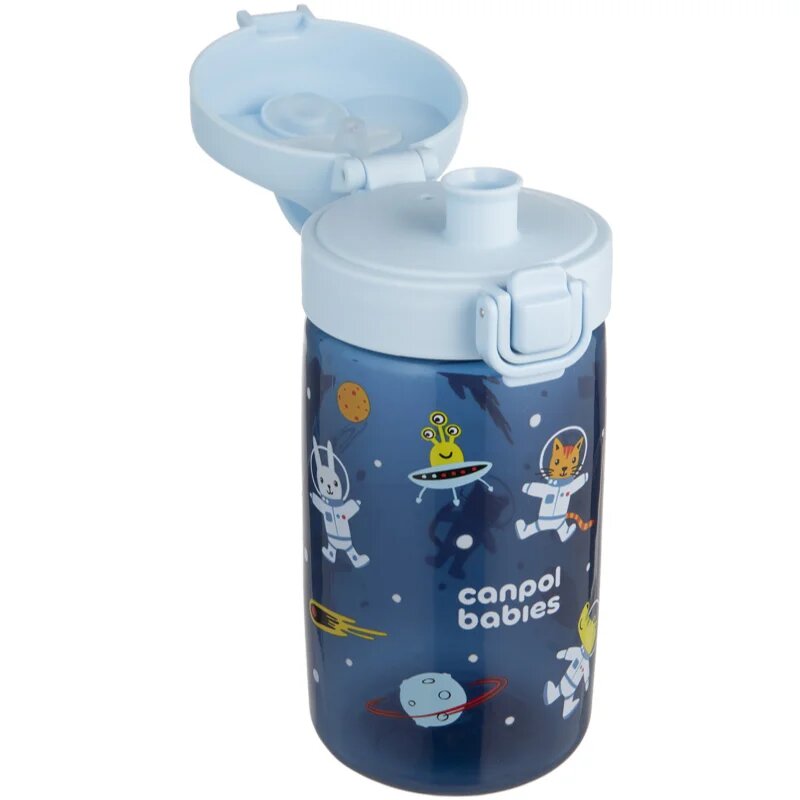 Canpol babies Junior Bottle biberon pentru copii Blue 1 buc