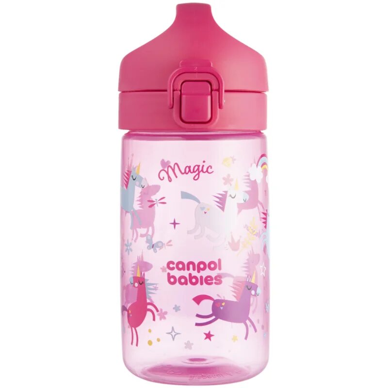 Canpol babies Junior Bottle biberon pentru copii Pink 1 buc