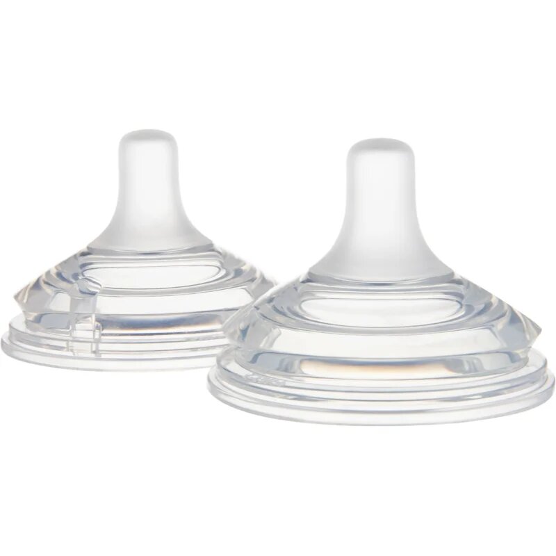 Canpol babies Natural Shape tetină pentru biberon 0m+ 2 buc