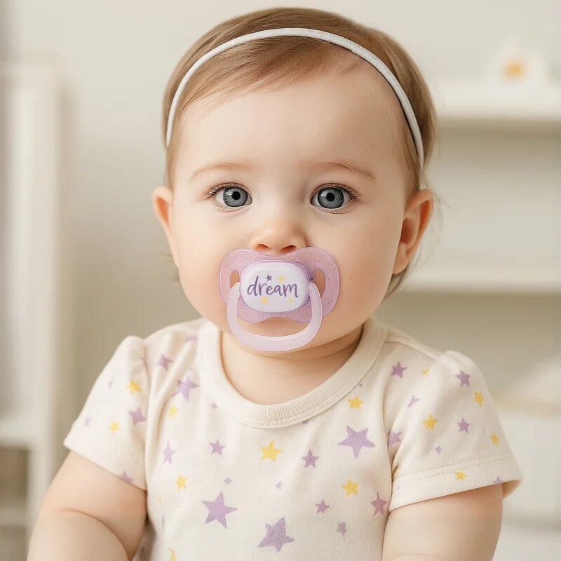 Canpol babies NIGHTGLOW Girl suzetă 0-6 m 2 buc