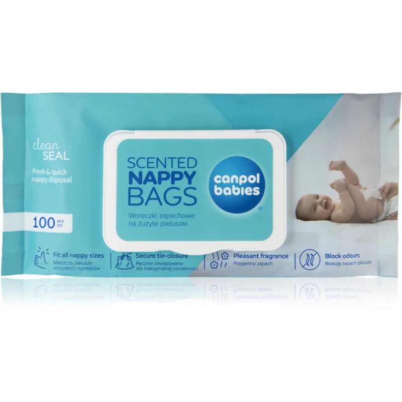 Canpol babies Scented Nappy Bags saci pentru scutece 100 buc