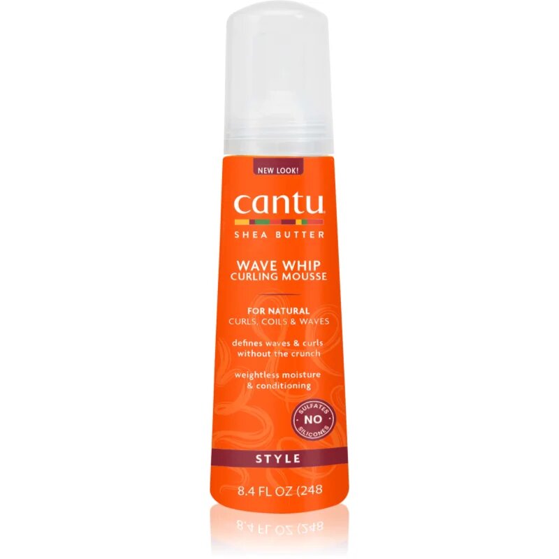 CANTU Shea Butter Curling Mousse spumă de styling pentru păr creț 248 ml