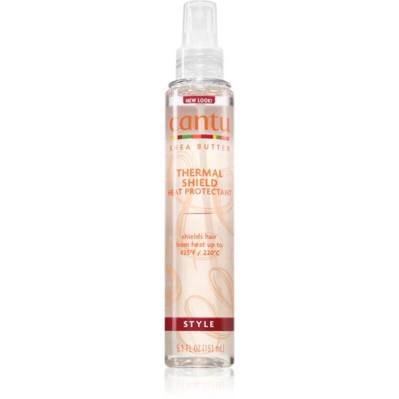 CANTU Shea Butter Therma Shield spray pentru protecția termică a părului 151 ml