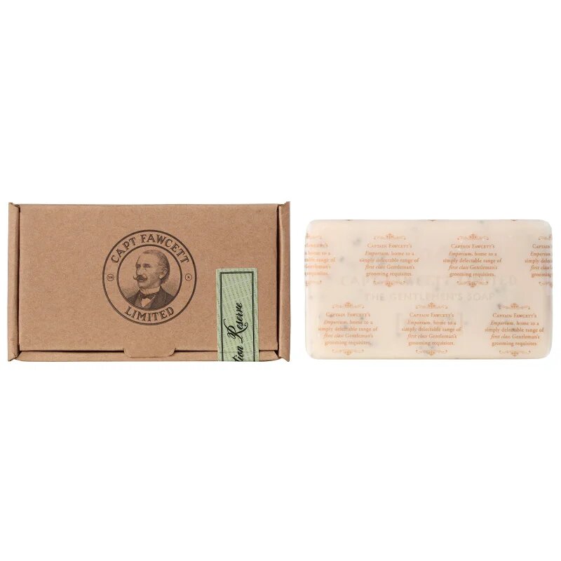 Captain Fawcett Expedition Reserve sapun pentru curatarea fetei cu efect exfoliant 165 g