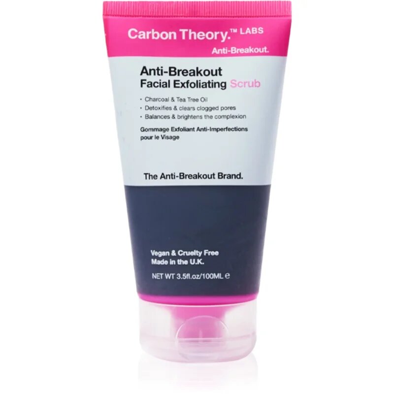 Carbon Theory Anti-Breakout Facial Exfoliating exfoliant facial revigorant pentru ten acneic 100 ml