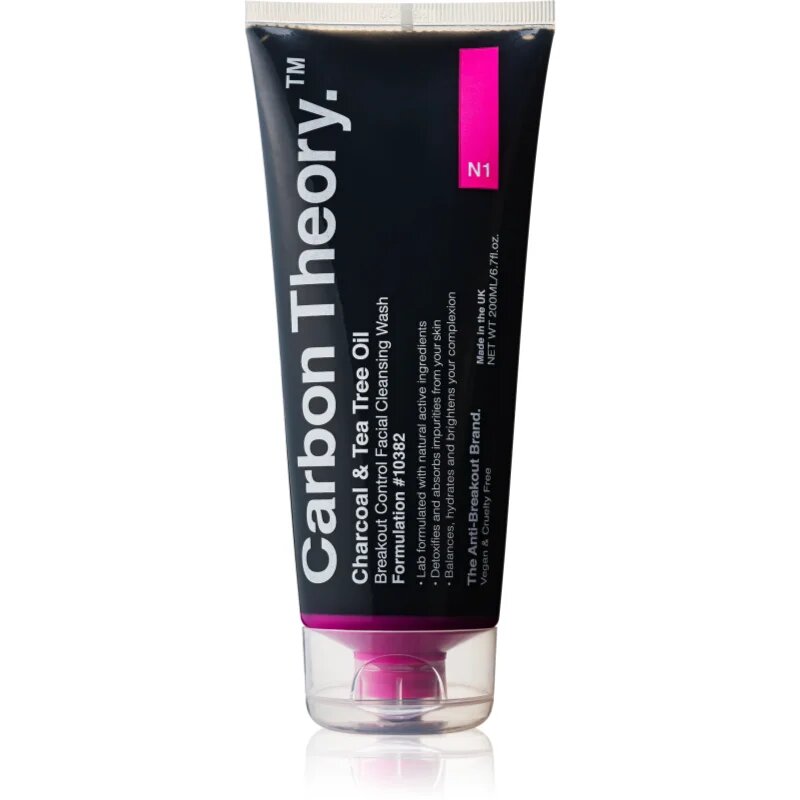 Charcoal & Tea Tree Oil gel intens pentru curatare cu cărbune activ 200 ml