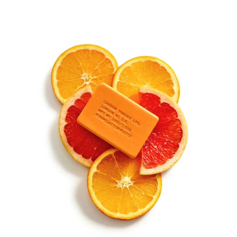 Carbon Theory Facial Cleansing Bar Vitamin C & Caffeine sapun pentru curatarea fetei cu vitamina C Orange 100 g