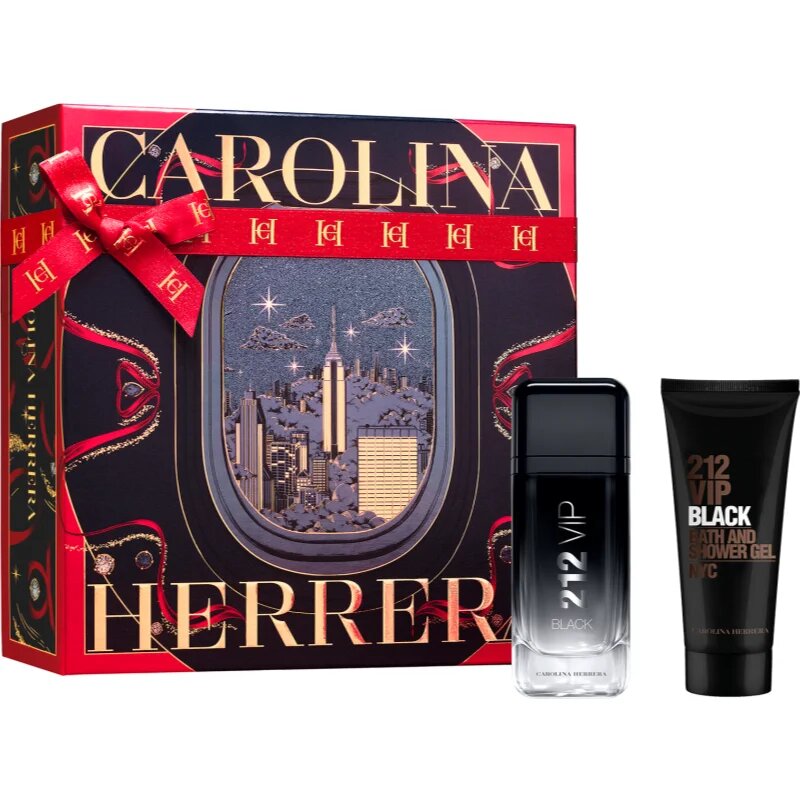 Carolina Herrera 212 VIP Black set cadou pentru bărbați