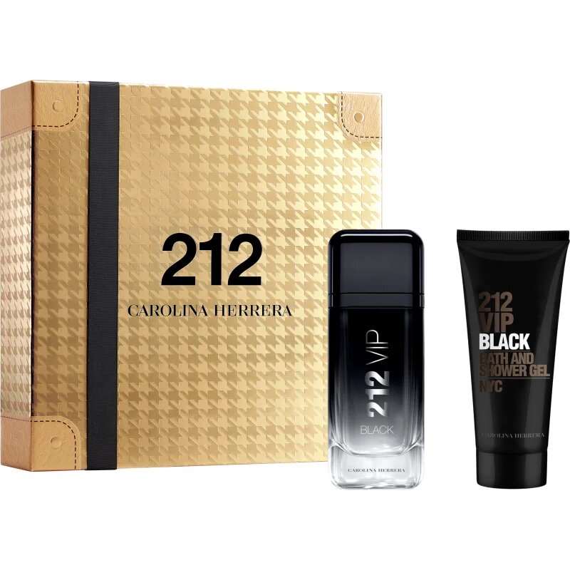 Carolina Herrera 212 VIP Black set cadou pentru bărbați 1 buc