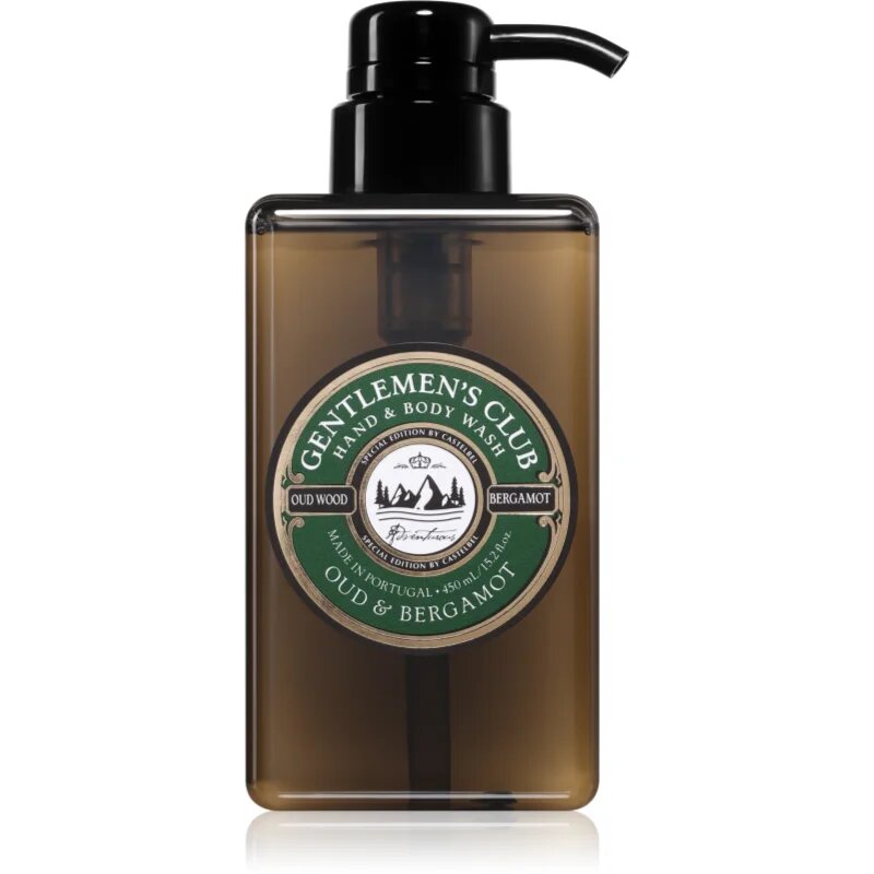 Castelbel Gentlemen's Club Oud & Bergamot săpun lichid de lux pentru maini si corp 450 ml