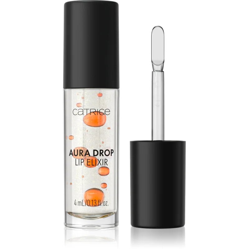 Catrice Aura Drop Lip Elixir ulei pentru buze cu efect de nutritiv culoare 010 Sparkle Served 4 ml
