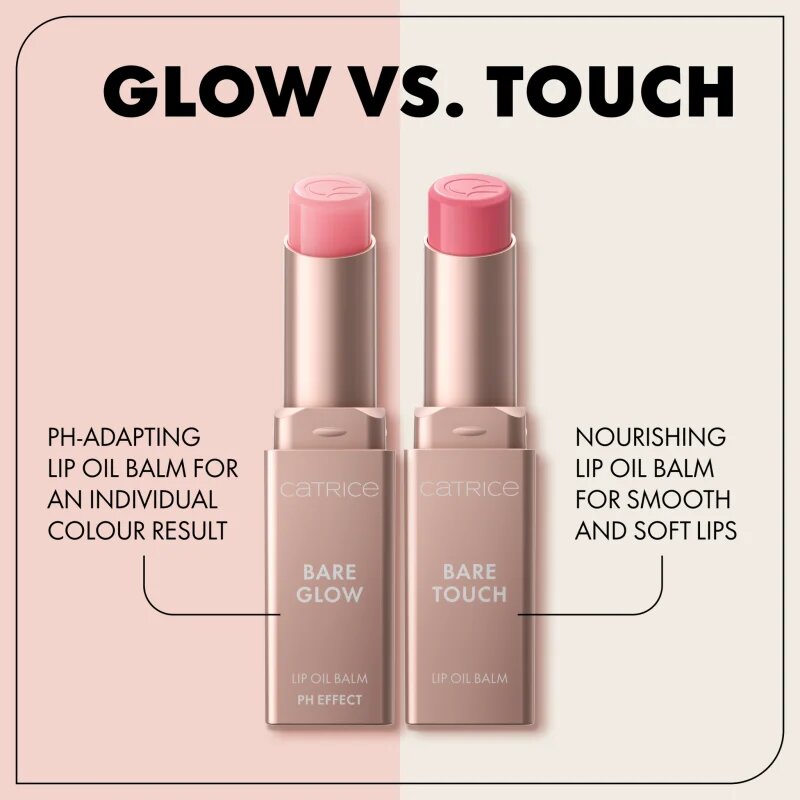 Catrice Bare Glow balsam de buze reacționează la pH culoare 020 Warm Mahogany 3 g