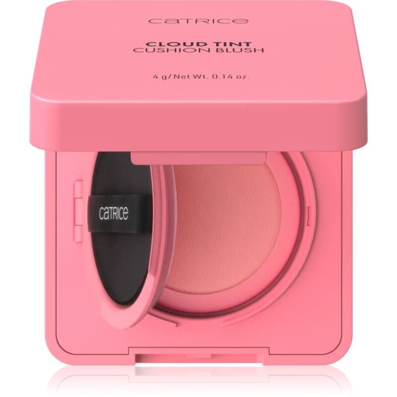 Catrice Cloud Tint Cushion Blush machiaj burete culoare C020 Over the Blush 4 g