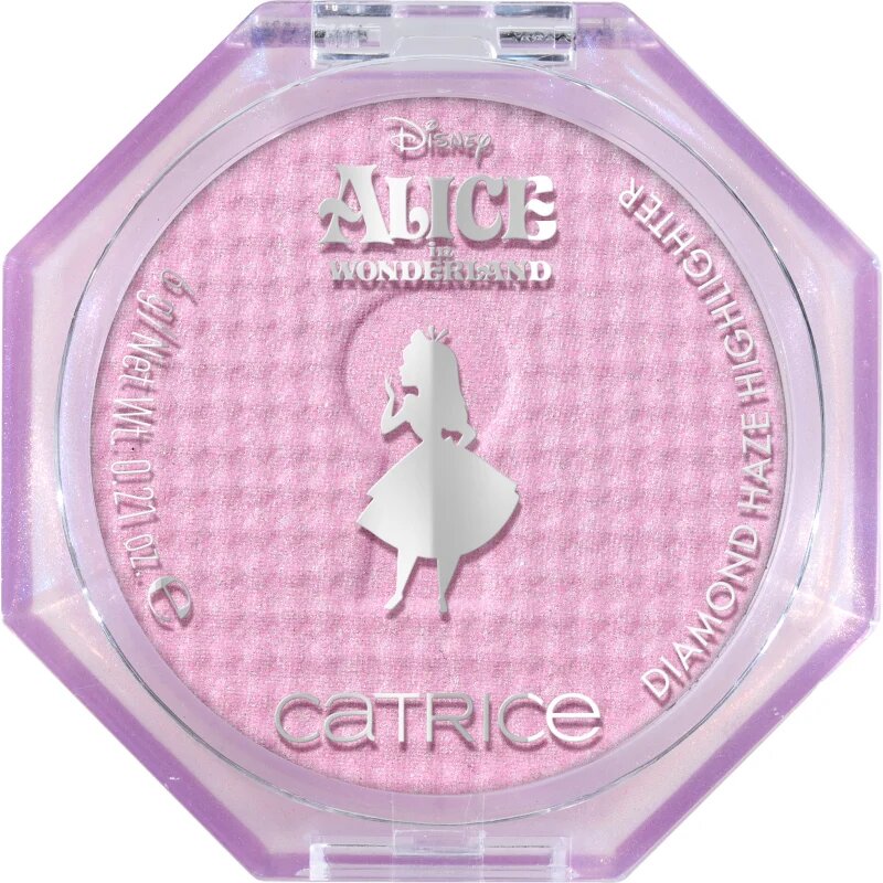 Disney Alice in Wonderland Pudra compacta ce ofera luminozitate cu efect multicromatic culoare C01 Dream Bigger! 6 g
