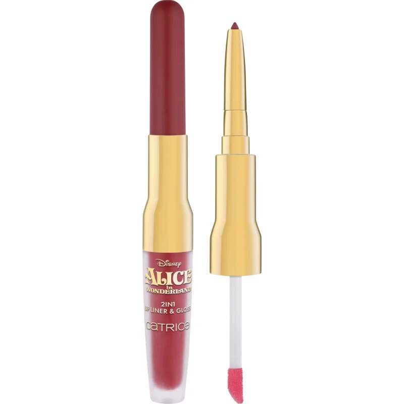 Disney Alice in Wonderland ruj și creion pentru conturul buzelor 2 in 1 culoare C02 Always Curious 1.77 g