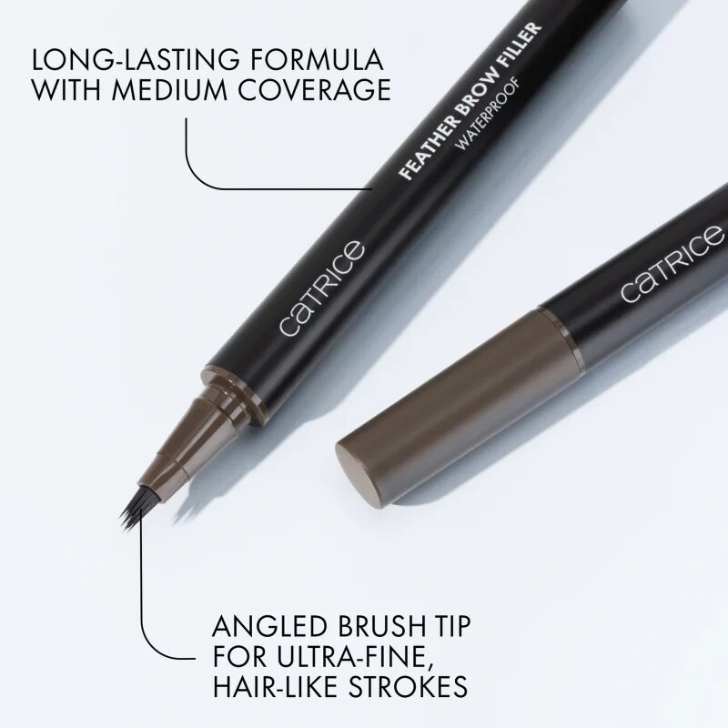 Catrice Feather Brow Filler creion pentru sprâncene rezistent la apă culoare 020 Medium Brown 0.5 ml