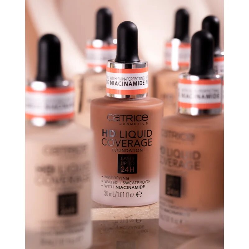 Catrice HD Liquid Coverage make up culoare 020 Rose Beige 30 ml