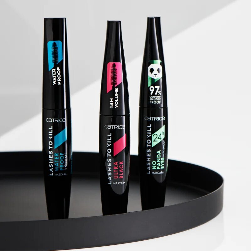 Catrice Lashes to Kill mascara rezistent la apă pentru curbare și volum culoare 010 Black 10 ml